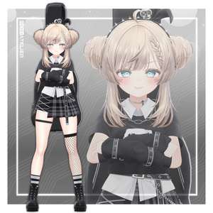 【3D衣装モデル】 Punky rock star (for Moe, Manuka) 缩略图 2