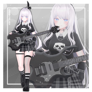 【3D衣装モデル】 Punky rock star (for Moe, Manuka) 缩略图 5