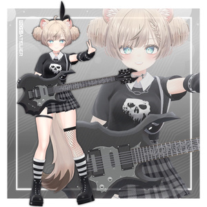 【3D衣装モデル】 Punky rock star (for Moe, Manuka) 缩略图 4