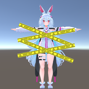 【VRChat用】KEEP OUTギミック 【Moduler Avatar対応】