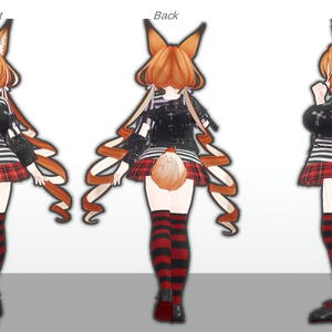 ミルティナ・伊奈波かや・御咲ライネ対応　パンクロック風衣装 缩略图 11