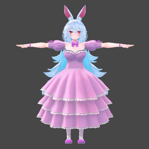 【無料】ティコ・ポプリ用　プリンセスドレス風衣装 缩略图 4
