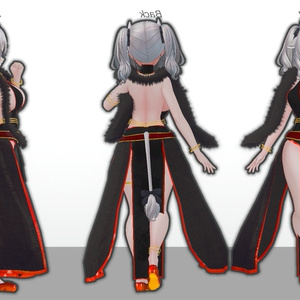 ミルティナ対応　ドレス衣装「月影ノ華」 缩略图 2
