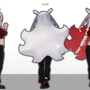 【無料】ティコ・ポプリ用衣装　パンツスタイル衣装「Crimson Pulse（クリムゾン・パルス）」 缩略图 3