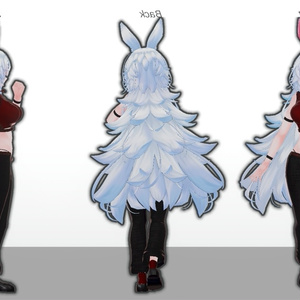 【無料】ティコ・ポプリ用衣装　パンツスタイル衣装「Crimson Pulse（クリムゾン・パルス）」 缩略图 2