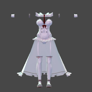 【無料】ティコ・ポプリ用衣装　「White Sugar Maid」 缩略图 5