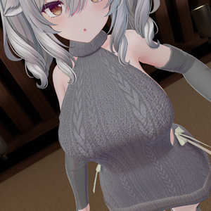 ミルティナ・伊奈波かや・御咲ライネ対応　「Off Shoulder Sweater」