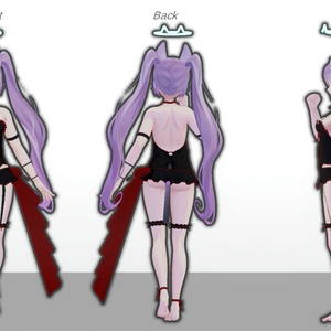 ５アバター対応　「NocturneMermaid」 缩略图 10