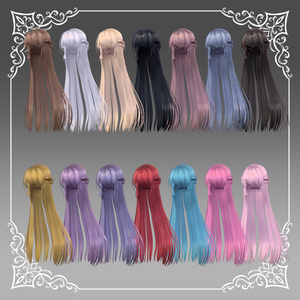 【8アバター対応】I See You Hair【VRChat想定】 缩略图 3