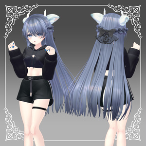 【8アバター対応】I See You Hair【VRChat想定】 缩略图 20