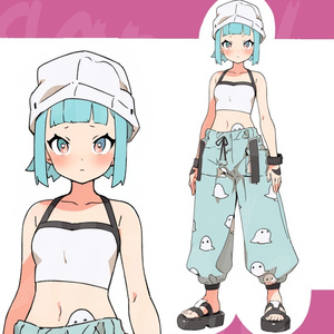 【限定１点】お化けズボンちゃんの全身立ち絵