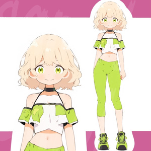 【限定１点】黄緑ジャージの身立ち絵