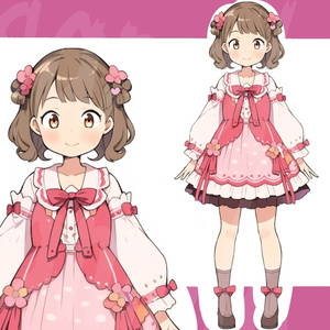 【限定１点】キッズアイドルの全身立ち絵