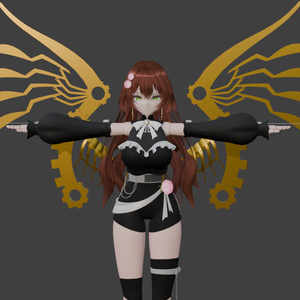 【製作中】オリジナル3Dモデル【Himebara】(ヒメバラ) 