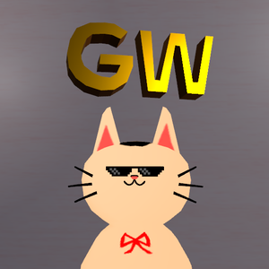 【無料】頭上でぐるぐる回る金ピカGW(持てる！)【VRChat想定】
