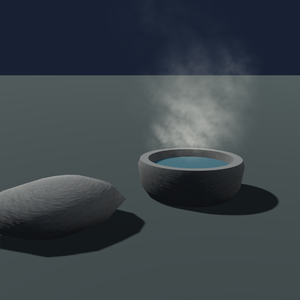 【無料】【VRChat想定】朝霧と湯けむりセット｜3用途・3密度・配置例【unitypackage同梱 / FBX・OBJ】