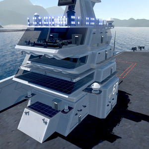 《VRCHAT想定》B-SFCVN-67 MarineBlue《SF架空空母》 缩略图 12