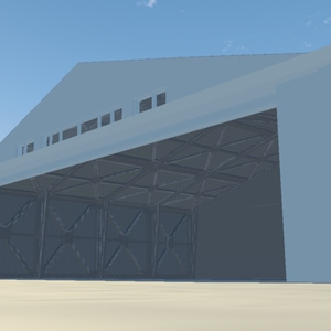 《VRChat想定》海上基地＋基地、空港作成キット《3Dモデル》 缩略图 9