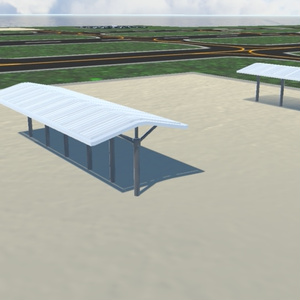 《VRChat想定》海上基地＋基地、空港作成キット《3Dモデル》 缩略图 13