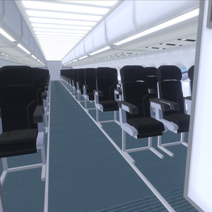 《VRChat想定》旅客機　B-A320《飛行可能モデル》 缩略图 4