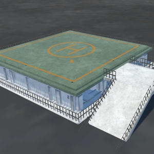 【VRChat想定】屋外ワールド用オブジェクトセット(11点セット)【3Dモデル】 缩略图 2