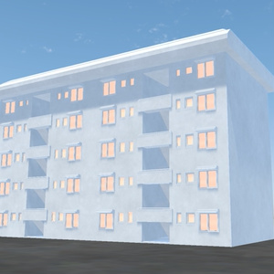 【VRChat想定】屋外ワールド用オブジェクトセット(11点セット)【3Dモデル】 缩略图 7