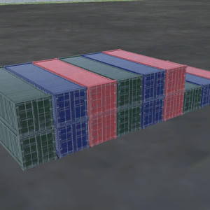 【VRChat想定】屋外ワールド用オブジェクトセット(11点セット)【3Dモデル】 缩略图 6