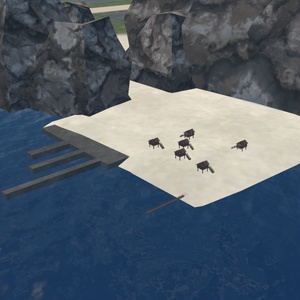 【VRChat想定】フライトワールド用地形vol1【3Dモデル】 缩略图 6