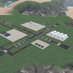 【VRChat想定】フライトワールド用地形vol1【3Dモデル】 缩略图 4