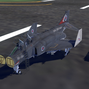 【VRChat想定】B-F4FG (B)PHANTOM【飛行可能3Dモデル】 缩略图 9