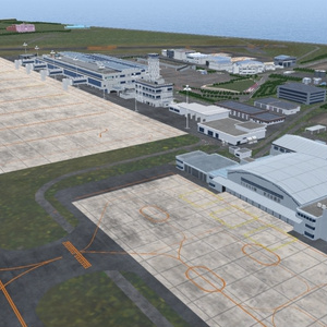 【VRChat想定】新潟空港【フライトワールド用空港3Dモデル】 缩略图 3