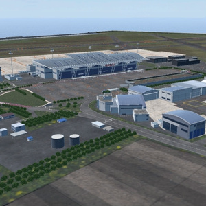 【VRChat想定】新潟空港【フライトワールド用空港3Dモデル】 缩略图 12