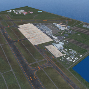 【VRChat想定】新潟空港【フライトワールド用空港3Dモデル】 缩略图 2