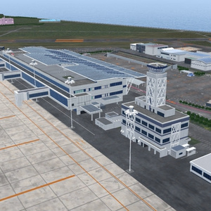 【VRChat想定】新潟空港【フライトワールド用空港3Dモデル】 缩略图 7