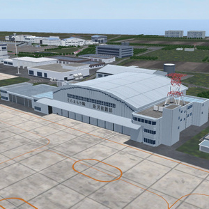 【VRChat想定】新潟空港【フライトワールド用空港3Dモデル】 缩略图 9