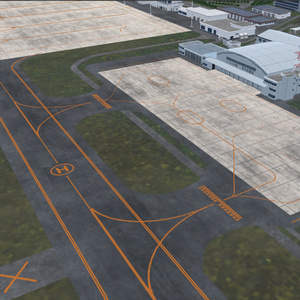 【VRChat想定】新潟空港【フライトワールド用空港3Dモデル】 缩略图 10