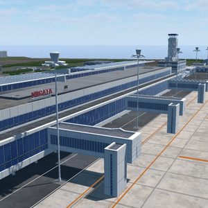 【VRChat想定】新潟空港【フライトワールド用空港3Dモデル】 缩略图 4