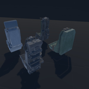 【VRChat想定】機体内装支援セット(お手軽内装品セット)【ロイヤリティフリーモデル】 缩略图 9