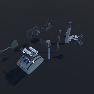 【VRChat想定】機体内装支援セット(お手軽内装品セット)【ロイヤリティフリーモデル】 缩略图 10