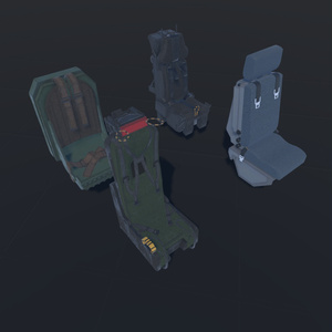 【VRChat想定】機体内装支援セット(お手軽内装品セット)【ロイヤリティフリーモデル】 缩略图 8
