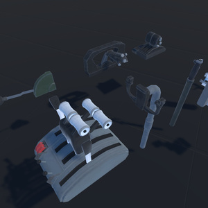 【VRChat想定】機体内装支援セット(お手軽内装品セット)【ロイヤリティフリーモデル】 缩略图 12