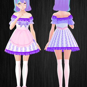 Cute Purple - Pink Dress