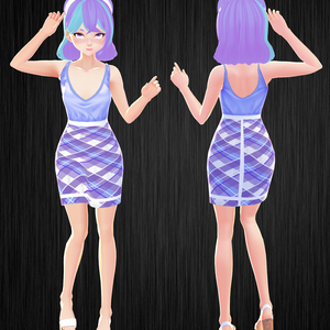 Plaid Pencil Skirt Dress