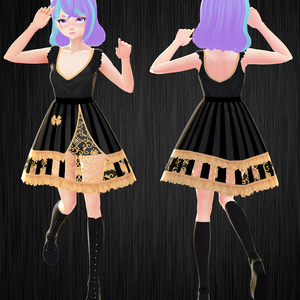 Black - Gold Dress 2.0