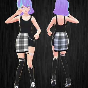 Plaid Multi Colored Full Set