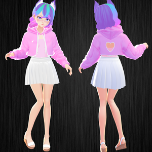 Cute Heart Hoodie