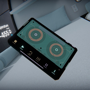 【VRChat／MA対応】Neon Beat Cassette Player｜フレンドと触って遊べるカセットプレイヤーギミック 缩略图 2