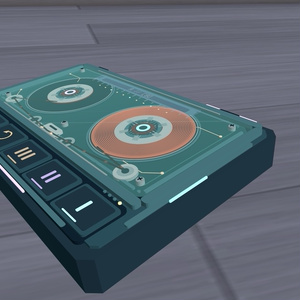 【VRChat／MA対応】Neon Beat Cassette Player｜フレンドと触って遊べるカセットプレイヤーギミック 缩略图 6