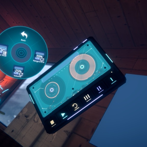 【VRChat／MA対応】Neon Beat Cassette Player｜フレンドと触って遊べるカセットプレイヤーギミック