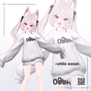 【カリン対応】ホワイトスウェット/White Sweat